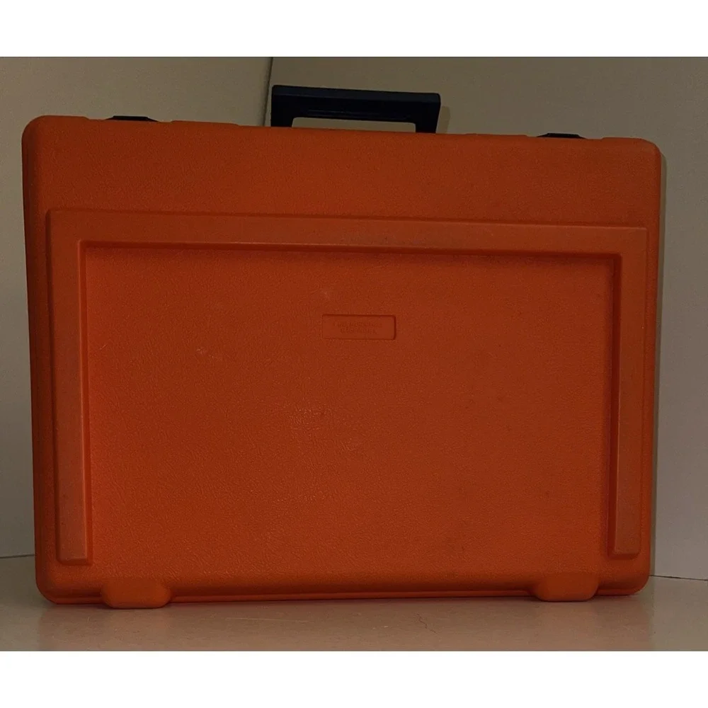 Fisher Price Construx Orange Hard Plastic Carrying Storage Case Only‎ 18x14x5